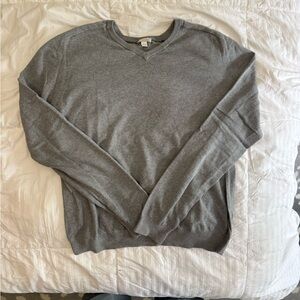 GAP Men's V-Neck Gray Sweater